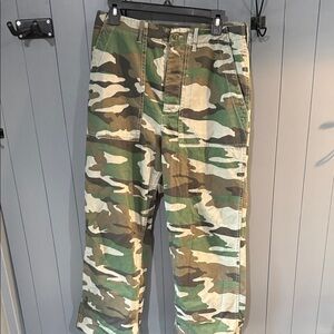 Camouflage Utility Pants - Green Camo
